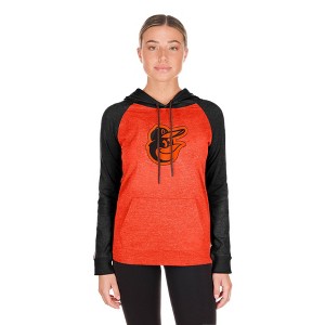 MLB Baltimore Orioles Women's Lightweight Hooded Sweatshirt - 1 of 4