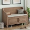 Bella Depot Entryway Storage Bench with Cushioned Seat and 2-Drawer - 2 of 4