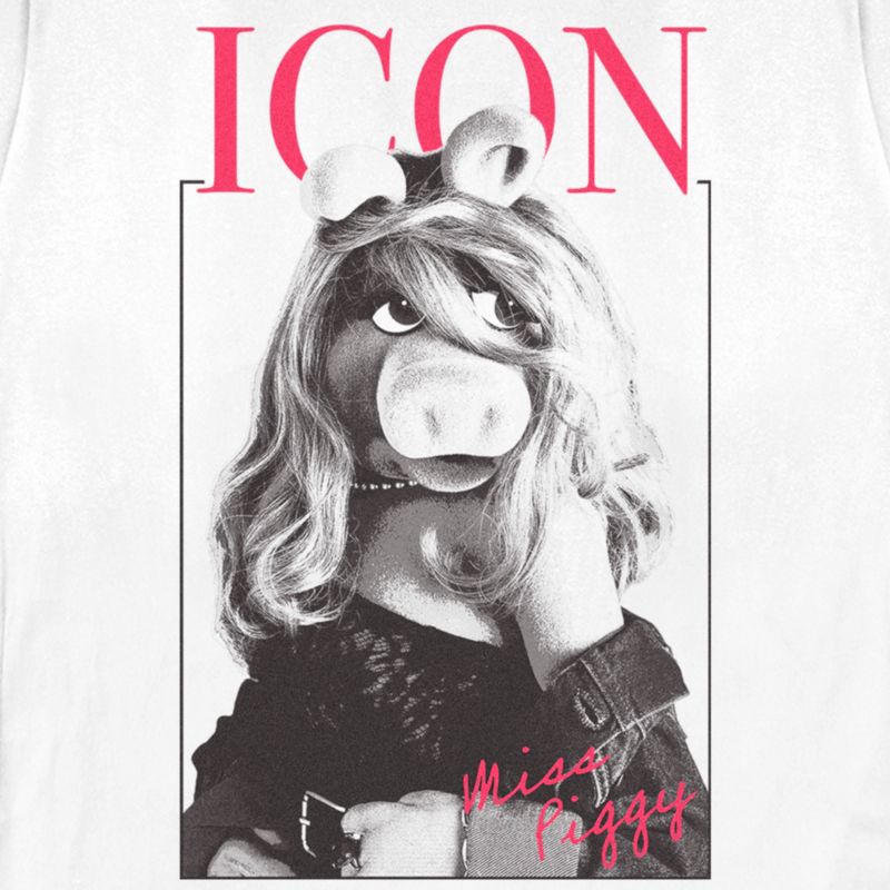 Women's The Muppets Miss Piggy Icon T-Shirt, 2 of 5