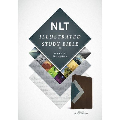 Illustrated Study Bible-NLT - (Leather Bound)