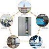 AOBABO Metal Lockers For Employees School Office Gym Home Lockers Storage,3 Doors Lockers With 6 Shelves And 6 Hooks, Assembly Required, Black - 4 of 4