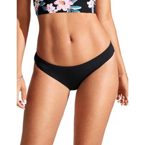 FIONECA Womens Bikini Bottom Low Waisted Bathing Swimsuit Shorts Cheeky Swim Briefs - 1 of 4