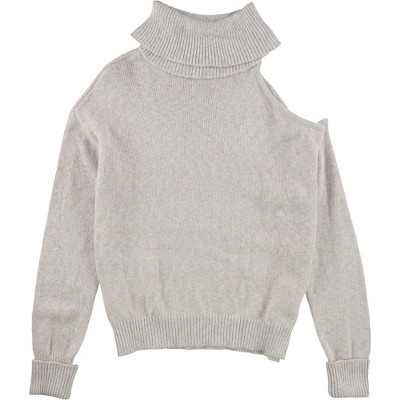 GUESS Womens Cold-Shoulder Pullover Sweater