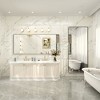 Apmir Rectangular Aluminum Alloy Framed and Tempered Glass Wall Bathroom Vanity Mirror in Matte Black/ Gold/ Silver/ Brown - 3 of 4