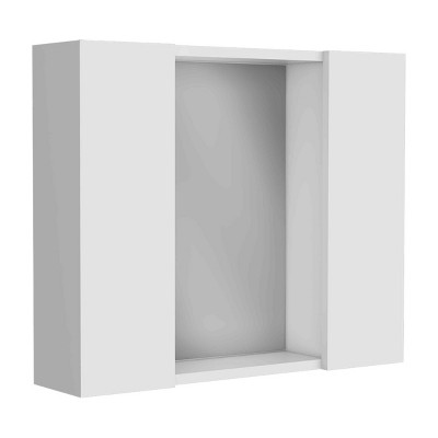 GlasFlength Decorative Wall Mirrors Bathroom Decor Cabinet Accent Mirror Vanity Medicine Cabinet Mirrors for Bathroom Wall, White, 23.6"*5.4"*19.5"