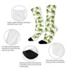 Green Turtle Women Printed Crew Socks Funny Funky Socks Soft Polyester Novelty Gifts for Artists Men - 4 of 4