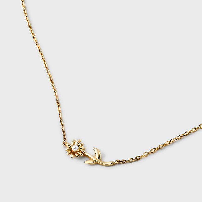 14k Gold Dipped Daisy Pendant Necklace - A New Day&#8482; Gold, 5 of 6
