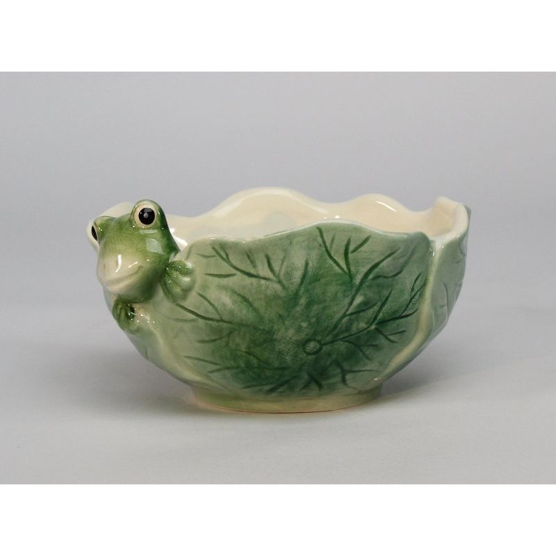 Kevins Gift Shoppe Frog in Lily Pad Candy Bowl, 4 of 8