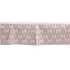 Bacati - Sophia Paisley Aqua/Coral Paisley Crib/Toddler Bed Skirt - 3 of 3