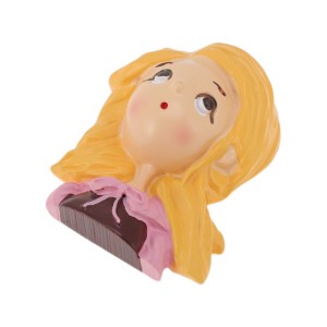 Unique Bargains Decorative Magnets Magnetic Fridge Sticker Irregular Shape Resin Black Beige Orange 1Pc - 1 of 3