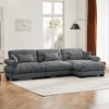 Christopher Knight Home Clare Modular Oversized Button Tufted Velvet Sectional Sofa with Movable Ottomans - 2 of 4
