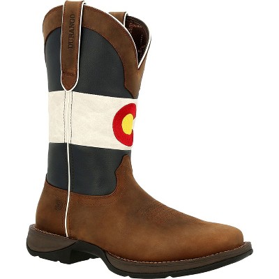 Men's Rebel by Durango Colorado Flag Western Boot