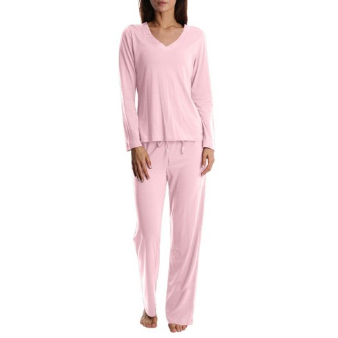 Stars Above Women's Henley Super Soft Sleep Pajama 2 Piece Set Ebony XL 