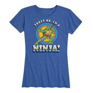 Women's - Teenage Mutant Ninja Turtles - Trust Me, I'm A Ninja Short Sleeve Graphic T-Shirt - 1 of 4