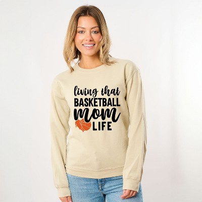 Simply Sage Market Women's Graphic Sweatshirt Basketball Mom Life