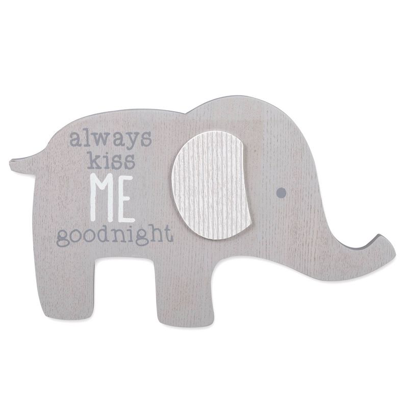 Wendy Bellissimo Elephant Wooden wall plaque, 1 of 3