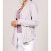 Women's Jersey Knit Cardigan with Pockets - M.RENA - 2 of 4