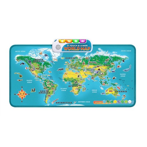 World Map Puzzle Naming the Countries and Their Geographical Location. an  Educational Puzzle for Teaching the Geography of the World. 