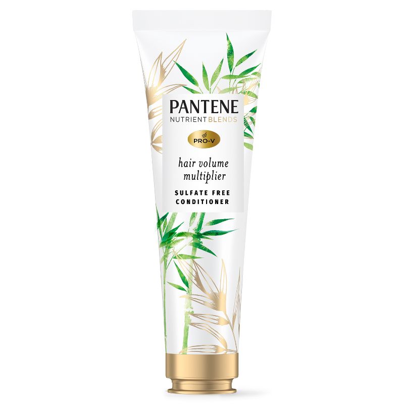Pantene Nutrient Blends Silicone Free Bamboo Conditioner, Volume Multiplier for Fine Thin Hair - 8.0 fl oz, 1 of 11