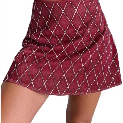 Women's Gabrielle Glam Rhinestone Bling Skirt - SHE + SKY