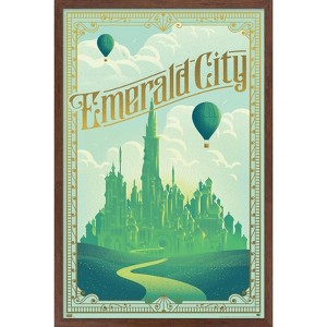 Trends International Wicked - Emerald City Framed Wall Poster Prints - 1 of 4