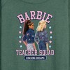 Women's - Barbie - Teacher Squad Lightweight French Terry Wide Neck Long Sleeve Shirt - 2 of 4