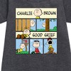 - Peanuts - Good Grief Comic Graphic Short Sleeve Fleece Dress - 2 of 4