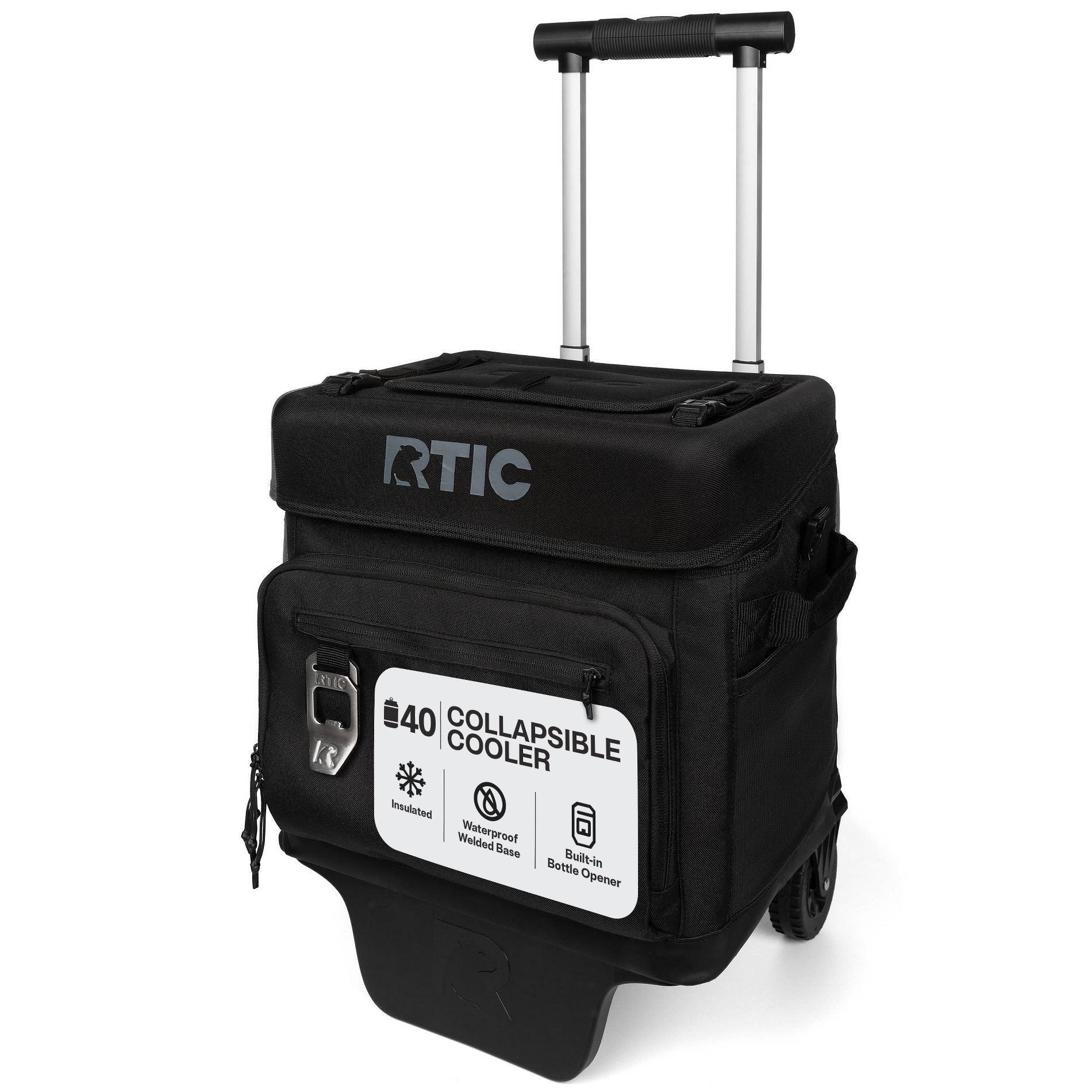 RTIC Outdoors 40 Cans/ 35qt Everyday Wheeled Cooler - Black