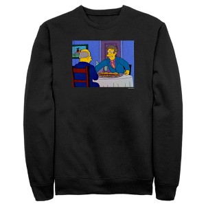 Men's The Simpsons Skinner and Chalmers Steamed Hams Scene Sweatshirt - 1 of 4