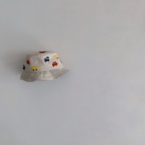 MyKids-USA Baby Cartoon Embroidered Pattern Solid Color Sunshade Bucket Hats - 1 of 4