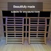 S-Shape Sauna Backrest, Natural Wood Hemlock Sauna Chair For Back Pressure Releasing, Infrared Sauna Accessories For Sauna Room Home Sofa - 3 of 4