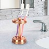 Copper Hudson Toothbrush Holder - Nu Steel: Stainless Steel Bathroom Organizer, Solid Pattern - 2 of 4