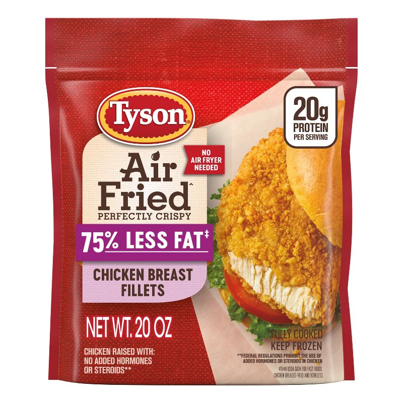 Tyson Air Fried Chicken Fillets - Frozen - 20oz, 1 of 9