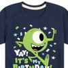 Boys' - Disney - Mike Yay It's My Birthday Short Sleeve Graphic T-Shirt - 2 of 4
