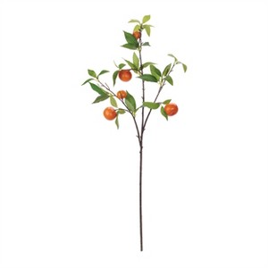 Orange Fruit Foliage Branch (Set of 6) - 1 of 2
