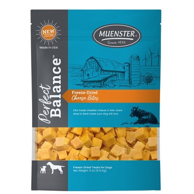 Muenster Perfect Balance Cheese Flavor Freeze Dried Dog Treats - 5oz