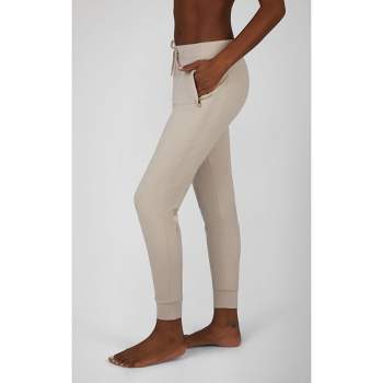 Yogalicious - Women's Lux Side Pocket Straight Leg Pant - Gardenia - X  Small : Target