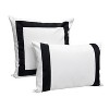 Versailles Valentina Ultra Soft Plush Decorative Throw Cushion Black/White - 4 of 4