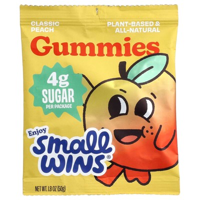 Enjoy Small Wins, Gummies, Classic Peach , 1.8 oz