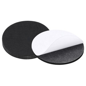 Unique Bargains Round Soft Adhesive Non-slip Anti-scratch Furniture Thick Lamp Base Felt 4 Pcs - 1 of 3