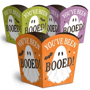 Big Dot of Happiness Ghostly You've Been Booed Treat Boxes, Small