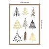 Amanti Art Christmas Trees 2 by Kristina N. Canvas Wall Art Print Framed 18-in. W x 24-in. H. - 3 of 4