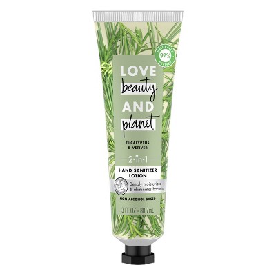 Love Beauty and Planet Eucalyptus & Vetiver Natural Hand Sanitizing Lotion - 3 fl oz