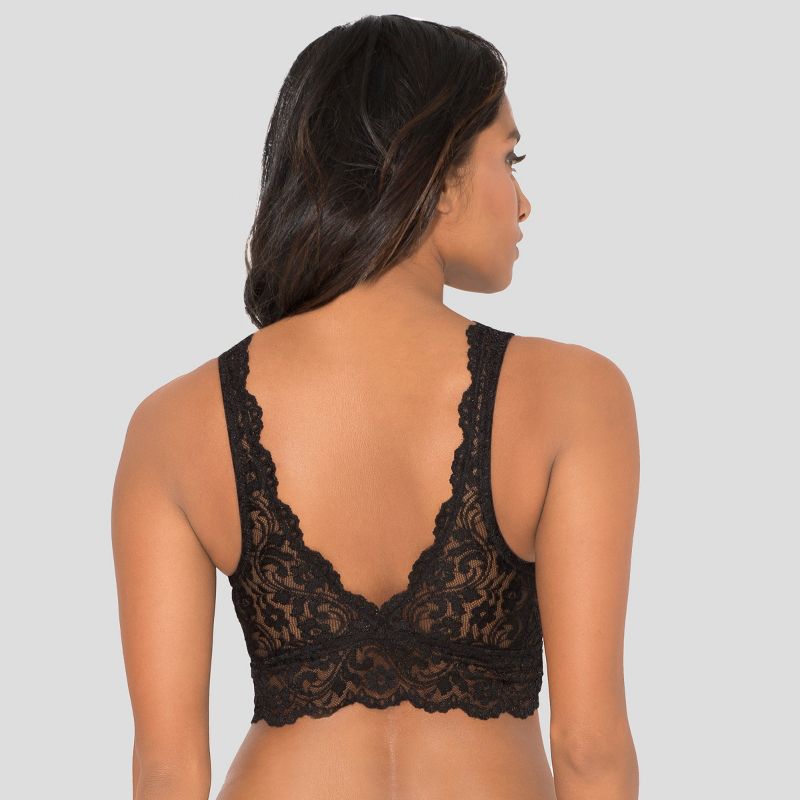 Smart & Sexy Women's Signature Lace Deep V Bralette 2-Pack, 5 of 7