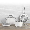 Cuisinart Matte 11pc Stainless Steel Cookware Set MW89-11 - White: Tempered Glass Lids, Ergonomic Handles, Dishwasher-Safe - 4 of 4