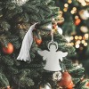 Slickblue Delightful Angel Ornament with White Tassel - Festive Christmas Décor - 3 of 4