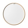 Wooakway Round Metal Decorative Wall Mirror Bathroom Mirror Wall Mount Accent Mirror Wall Decor for Bedroom Living Room - 4 of 4