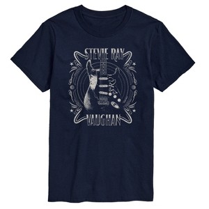 Men's - Stevie Ray Vaughan - Blues Rock Music Guitar Short Sleeve Graphic T-Shirt - 1 of 4