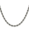 Chisel Stainless Steel Polished 5mm 18" Rope Chain Necklace - 2 of 4