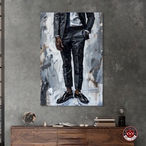 Notoriart Man of Style Men Style Wall Art Unframed - 1 of 4